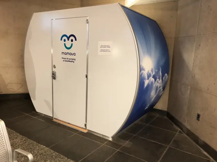 mamava mothers pod at lirr atlantic terminal